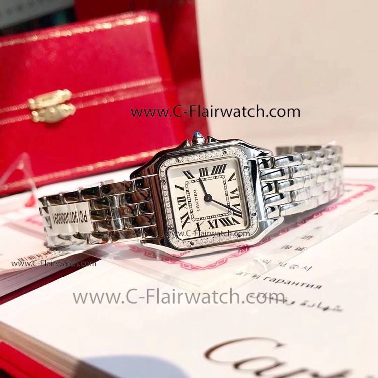 2019 Copy Cartier Panthere de Diamond Watch Swiss Quartz